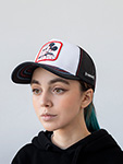 Бейсболка CAPSLAB арт. CL/DIS/1/FLO Disney Mickey Mouse (белый / черный)